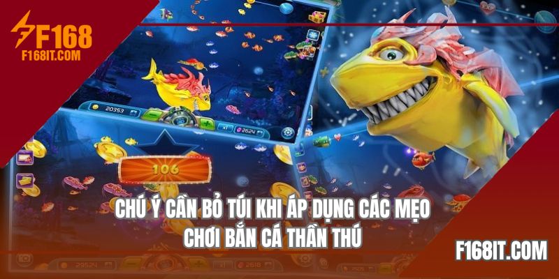 Cần chú ý gì khi áp dụng mẹo chơi bắn cá thần thú